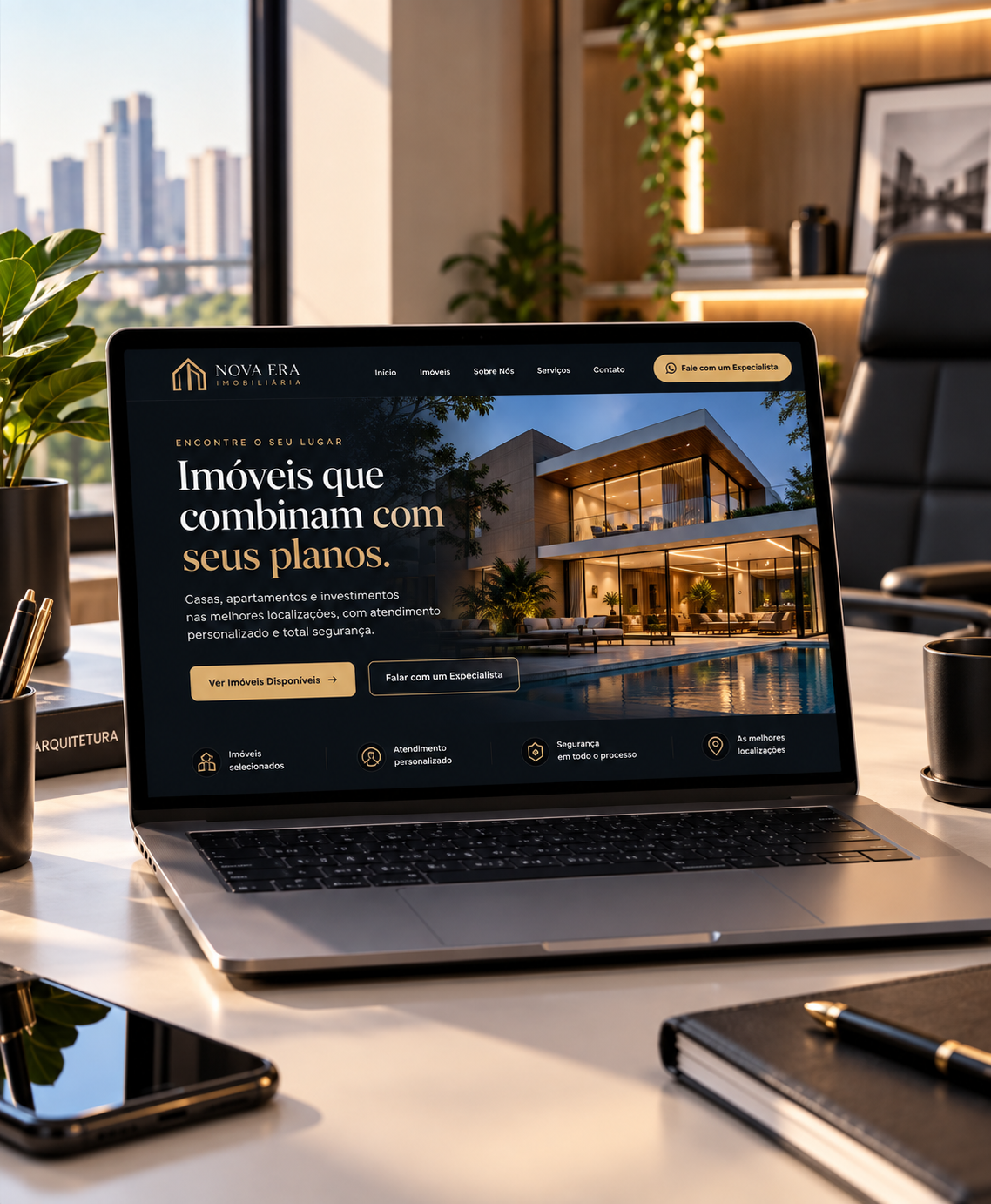 Estratégia de criação de sites para corretores de imóveis autônomos com foco em autoridade e conversão
