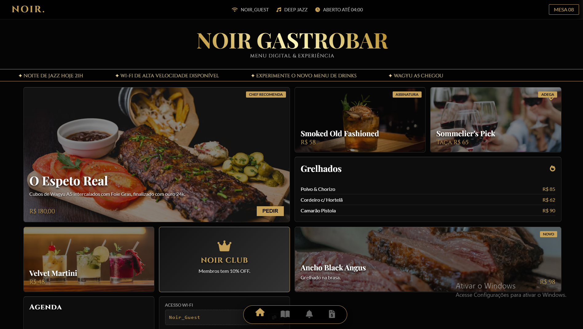 Projeto Noir Gastrobar